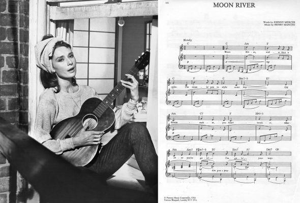 significado de la canción: moon river de audrey hepburn
