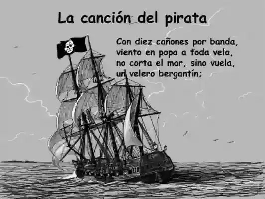 significado de la canción: m de los piratas
