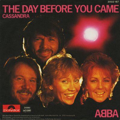 significado de la canción: the day before you came de abba