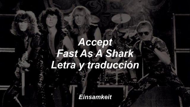 significado de la canción: fast as a shark de accept
