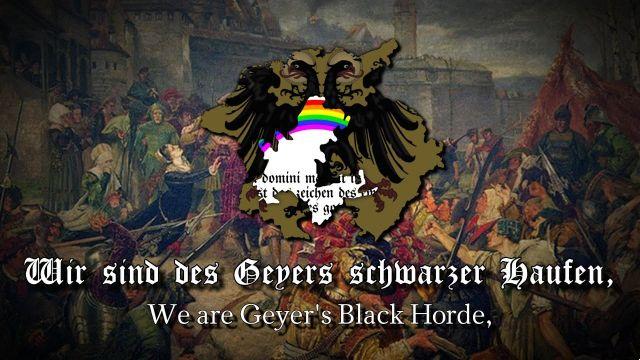 significado de la canción: wir sind des geyers schwarzer haufen de german folk