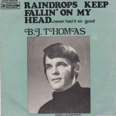significado de la canción: raindrops keep fallin on my head de b j thomas
